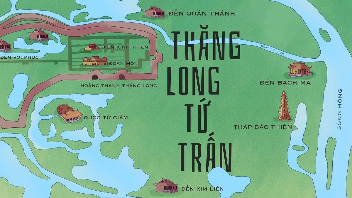 ‘Thăng Long tứ trấn’ là tên gọi của các công trình kiến trúc đặc biệt nào?