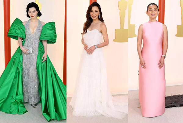 3 mỹ nhân châu Á lọt top mặc đẹp nhất Oscar 2023