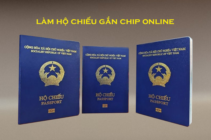 Hướng dẫn làm hộ chiếu gắn chip online, nhận hộ chiếu tại nhà