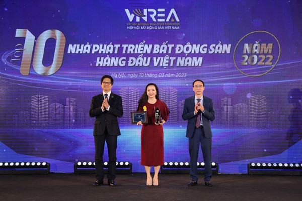 Sun Property được vinh danh Top 10 nhà phát triển BĐS hàng đầu Việt Nam