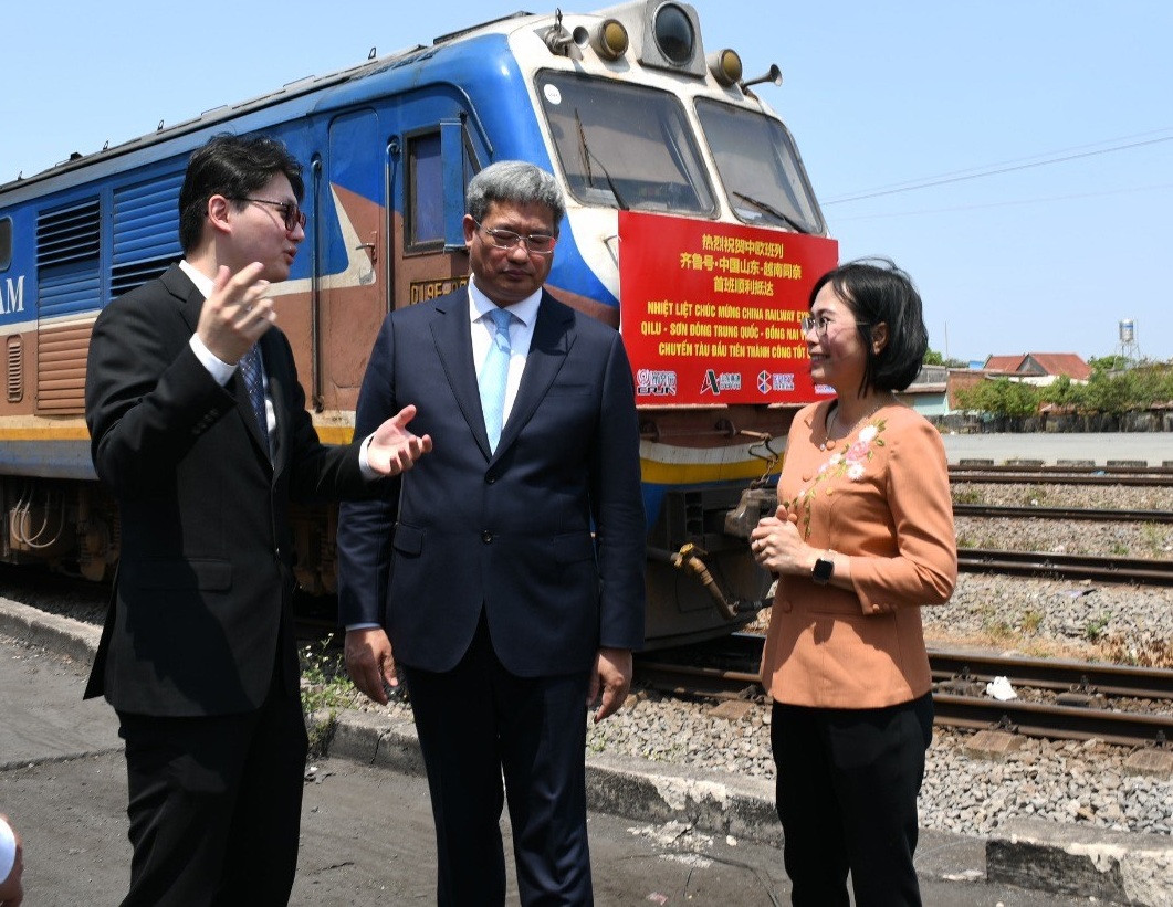 Đồng Nai đón chuyến tàu chở hàng đầu tiên từ Trung Quốc