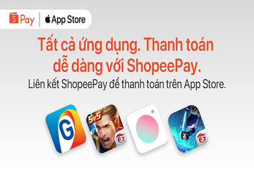 Đã có thể thanh toán bằng ShopeePay trên App Store