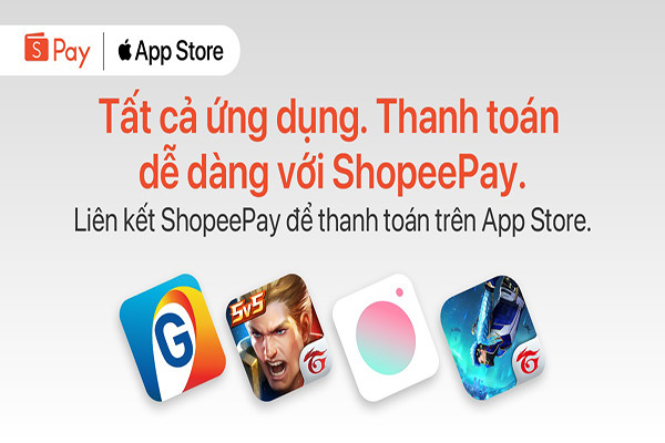 Đã có thể thanh toán bằng ShopeePay trên App Store