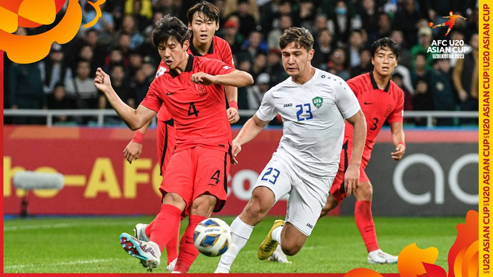 Loại U20 Hàn Quốc, U20 Uzbekistan tranh vô địch châu Á với Iraq