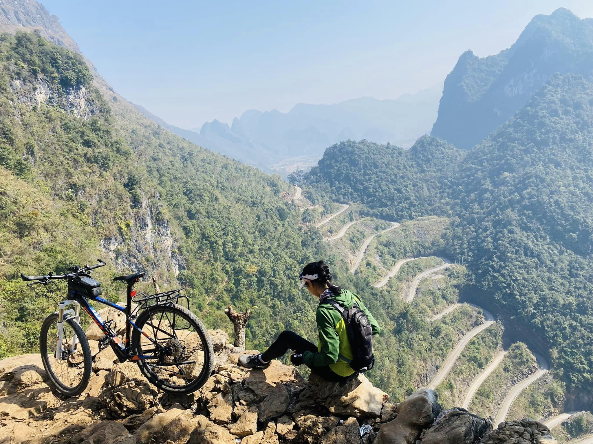 Nữ sinh phượt xe đạp 420 km khám phá Hà Giang và Cao Bằng - 4