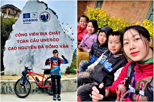 Cô gái đạp xe 420 km, khám phá Hà Giang, Cao Bằng chỉ với 2,5 triệu đồng