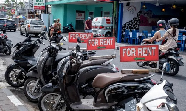 Bali cấm du khách thuê xe máy đi tham quan quanh đảo