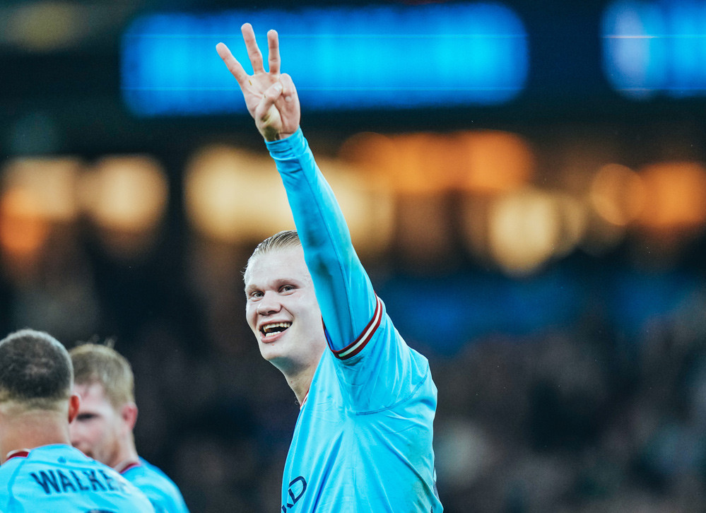 Haaland 'nổ' hat-trick tuyệt đỉnh, Man City vào bán kết FA Cup