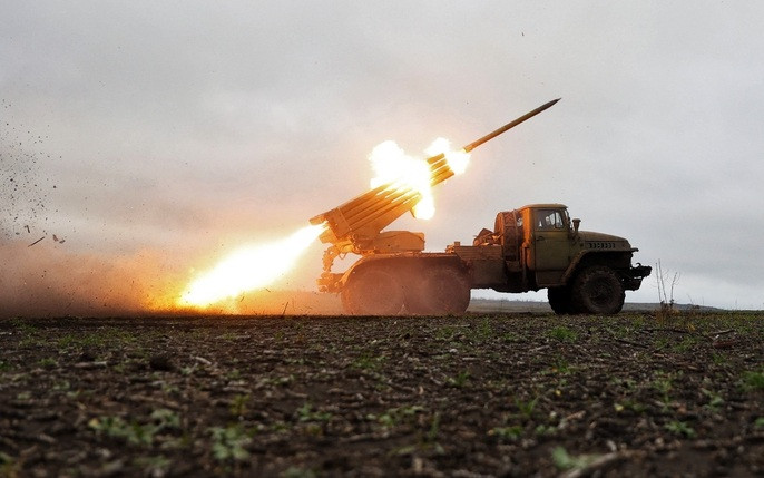 Video Nga tác chiến với cặp ‘song sát’ pháo Grad và Msta-S ở Ukraine