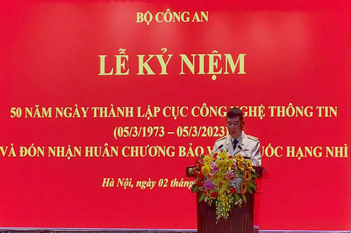 Cục Công nghệ thông tin Bộ Công an kỷ niệm 50 năm thành lập