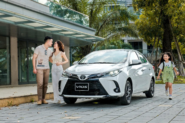 Ưu đãi cho khách mua Toyota Vios trong tháng 3