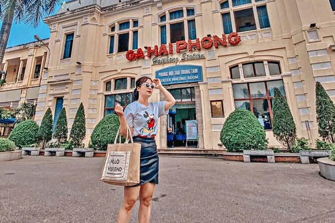 địa điểm check-in sống ảo tại Hải Phòng - Ga Hải Phòng - Dấu ấn thời gian
