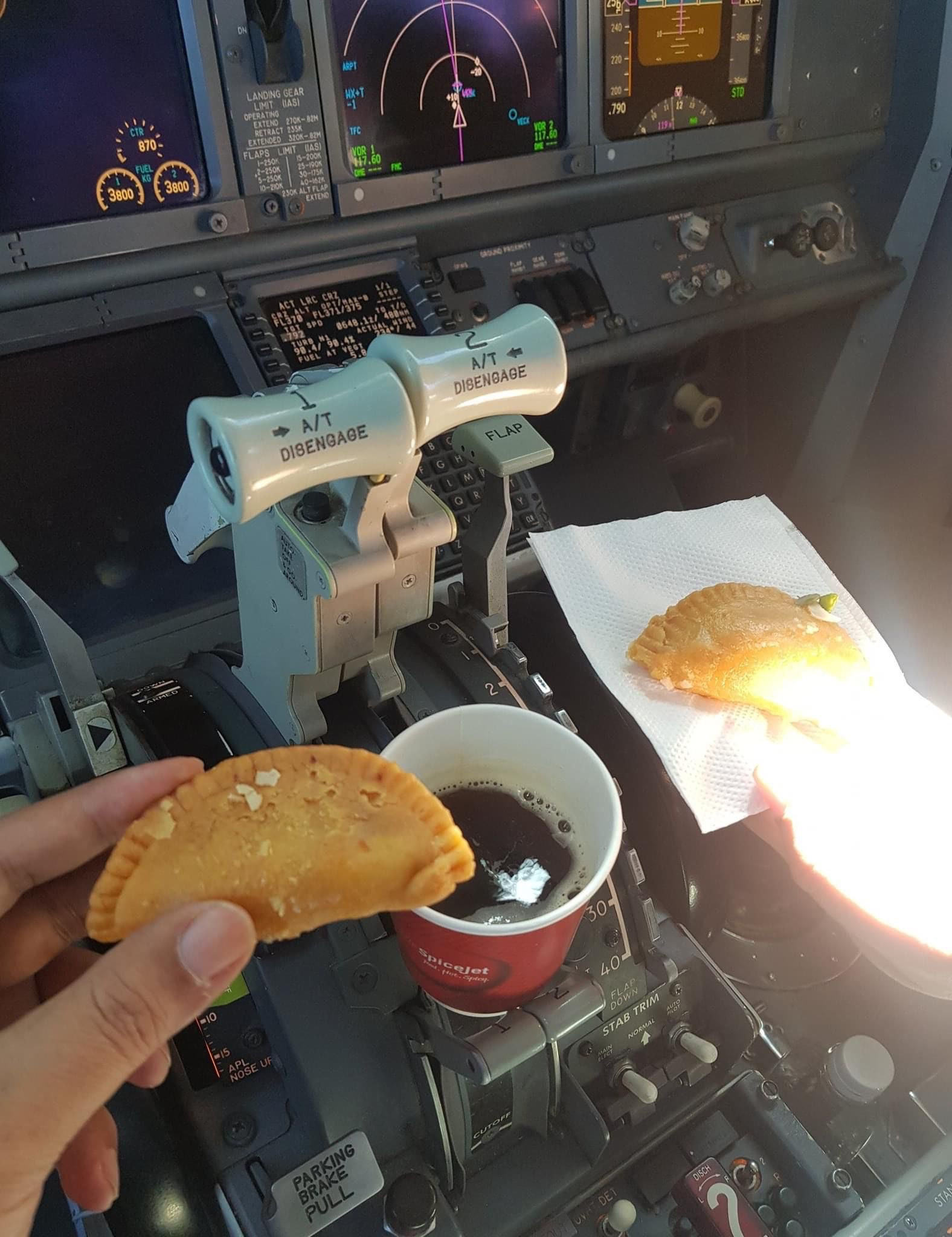 Chụp ảnh đồ ăn trong buồng lái, 2 phi công bị đình chỉ bay