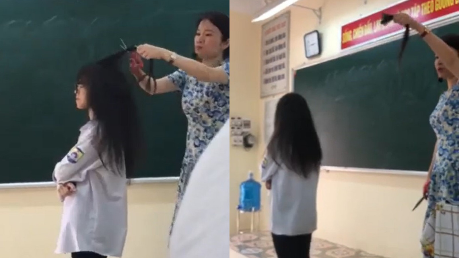 Cô giáo tự ý “xẻo tóc” hàng chục học sinh - Tuổi Trẻ Online