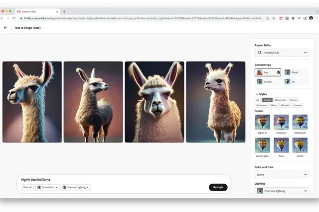 Adobe ra Firefly, bước chân vào cuộc đua AI tạo hình ảnh