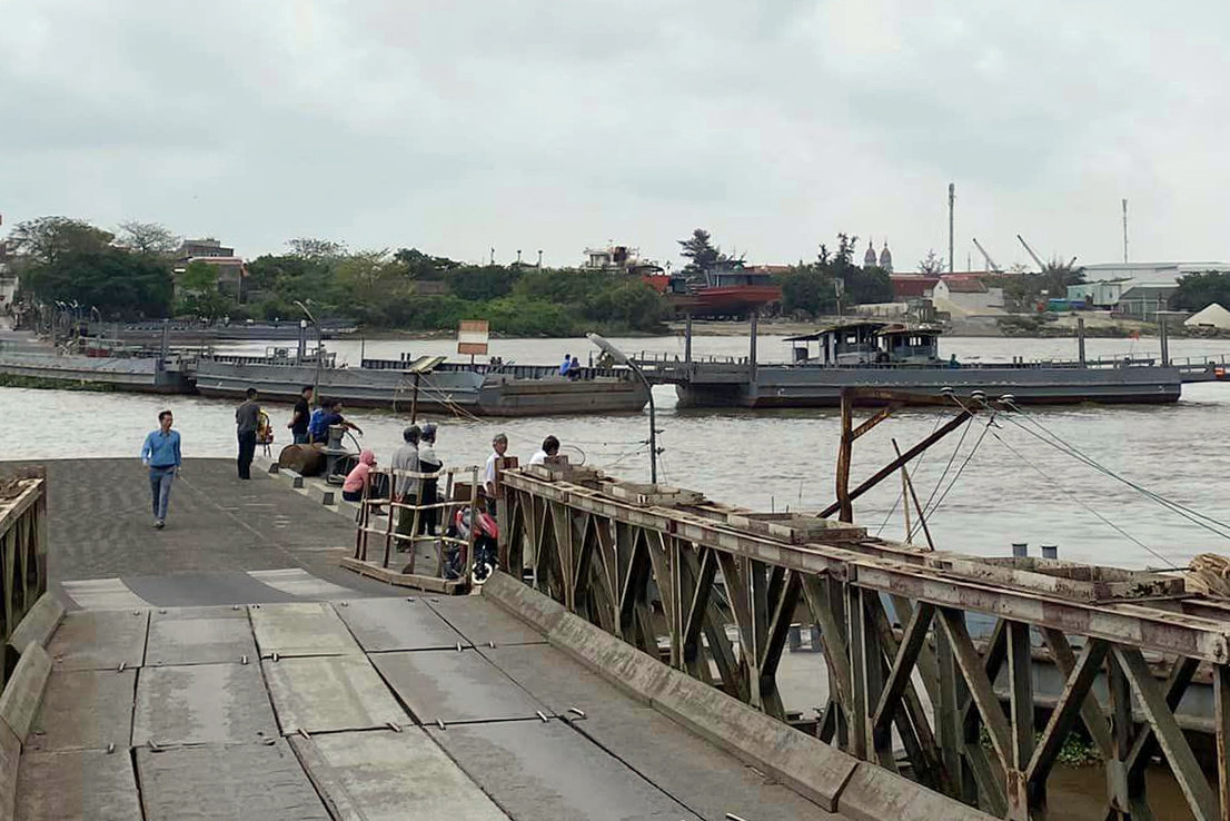 Tìm thấy thi thể nạn nhân trong vụ tàu 3.000 tấn va cầu phao ở Nam Định