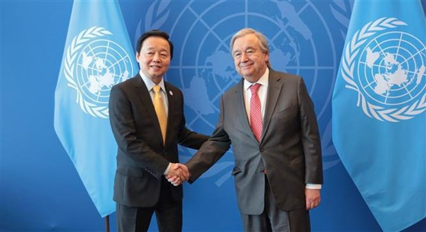 Deputy PM holds bilateral meetings on sidelines of UN 2023 Water Conference hinh anh 1