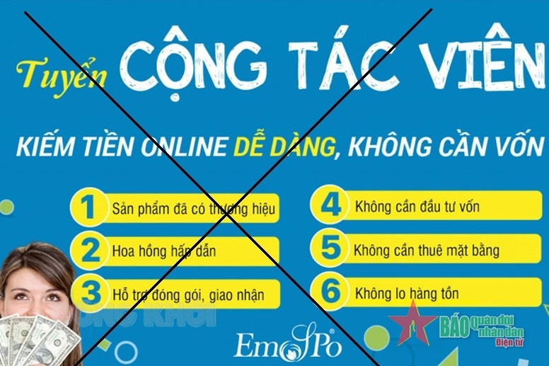 Người phụ nữ bị mất gần 400 triệu đồng khi được mời làm việc online