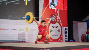 K'Duong breaks three youth weightlifting world records