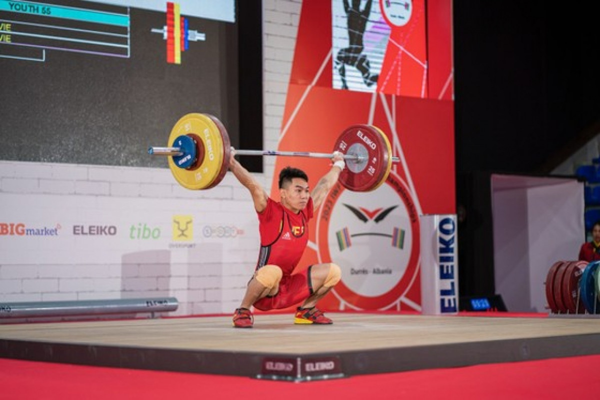 K'Duong breaks three youth weightlifting world records