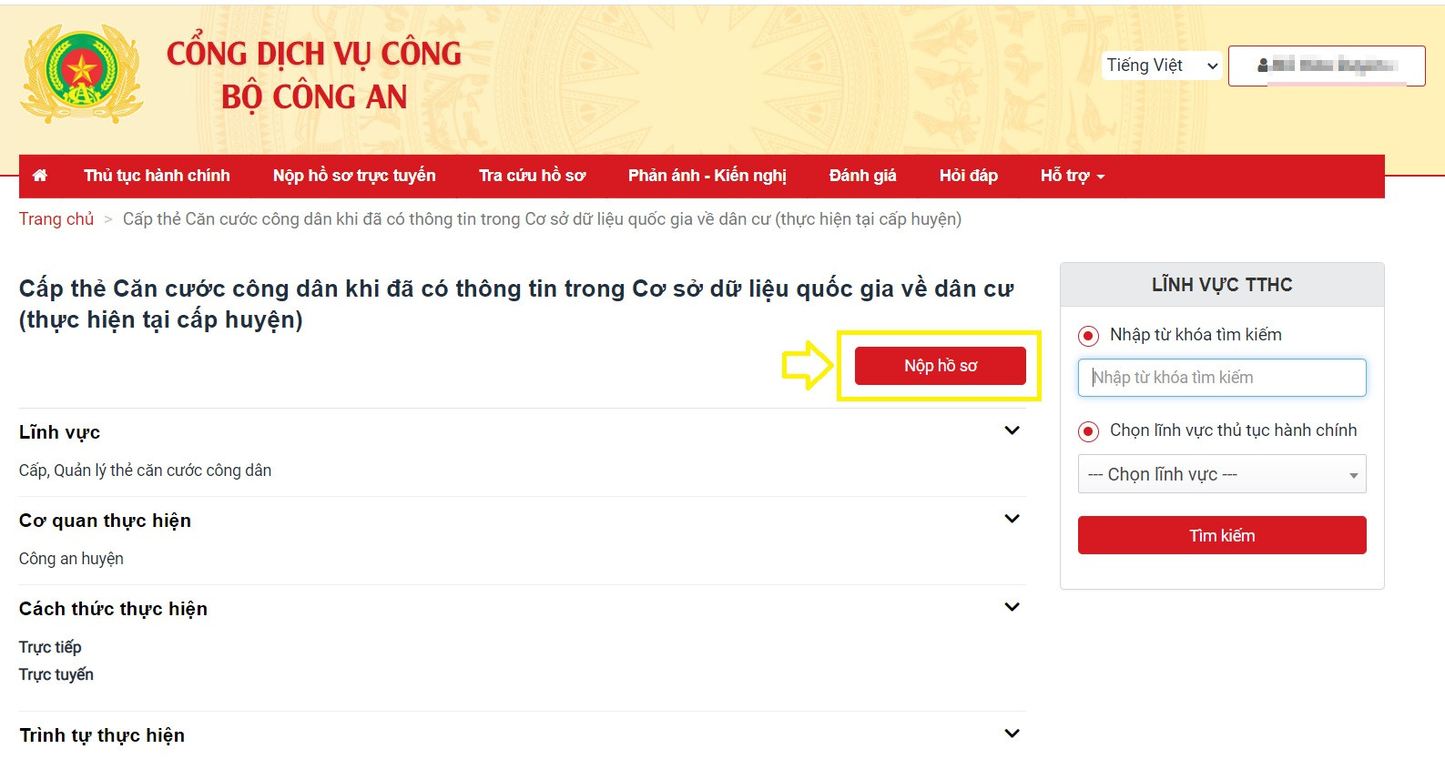 Cách làm căn cước công dân online nhanh nhất hiện nay