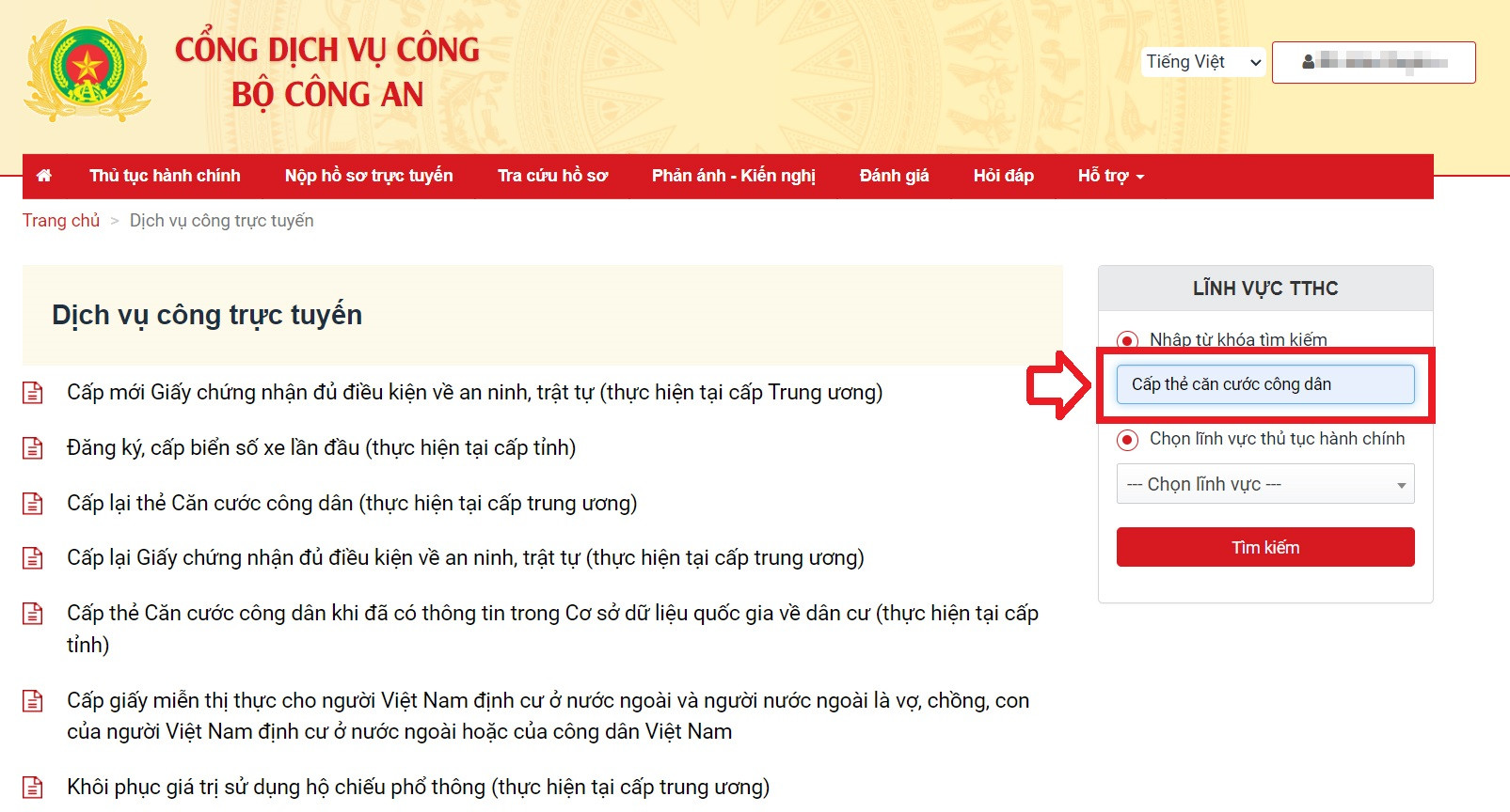 Cách làm căn cước công dân online nhanh nhất hiện nay