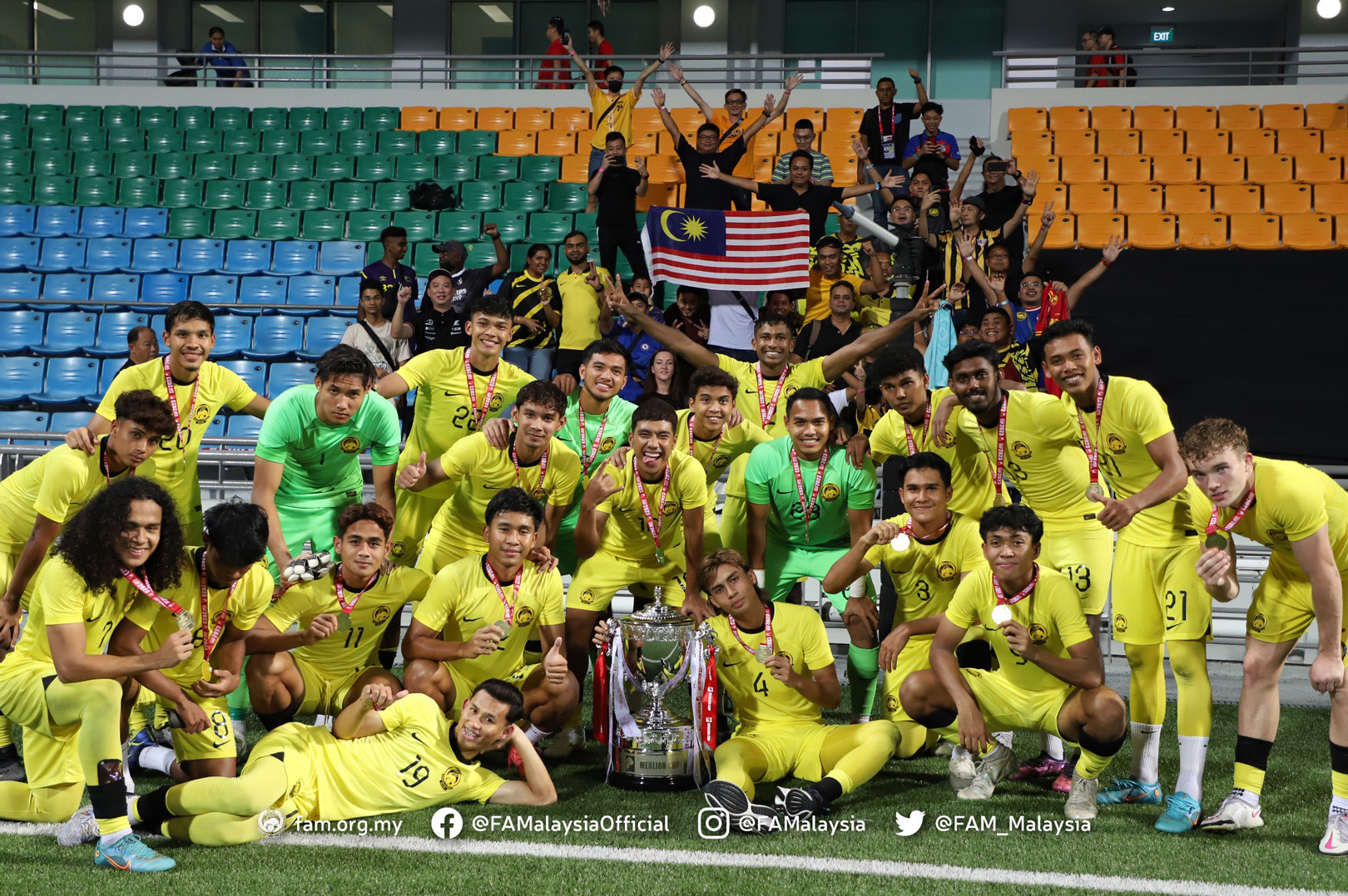 U23 Malaysia ẵm Merlion Cup, tuyên bố lấy Vàng SEA Games 32