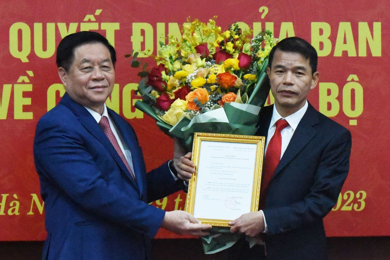 Ông Vũ Thanh Mai giữ chức Phó Trưởng Ban Tuyên giáo Trung ương