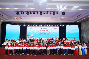 Honda Việt Nam trao giải cuộc thi ‘ATGT cho nụ cười ngày mai’ năm 2022-2023