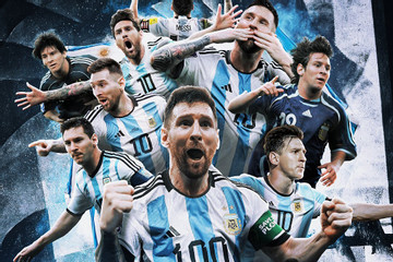 Messi vượt mốc 100 bàn cho Argentina: Người viết sử bóng đá