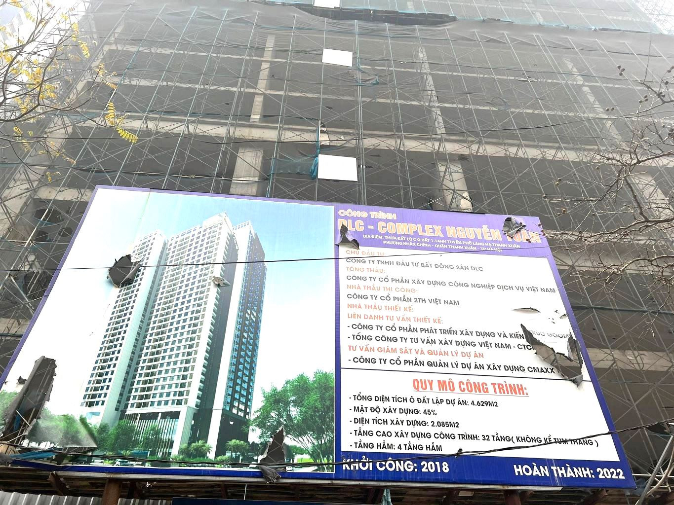 Dự án Harmony Square đã lùi lịch giao nhà 4 lần