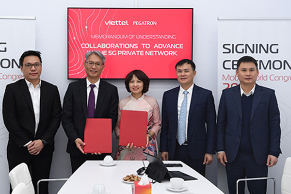 Viettel và Pegatron sẽ xây dựng nhà máy thông minh trên nền tảng mạng 5G