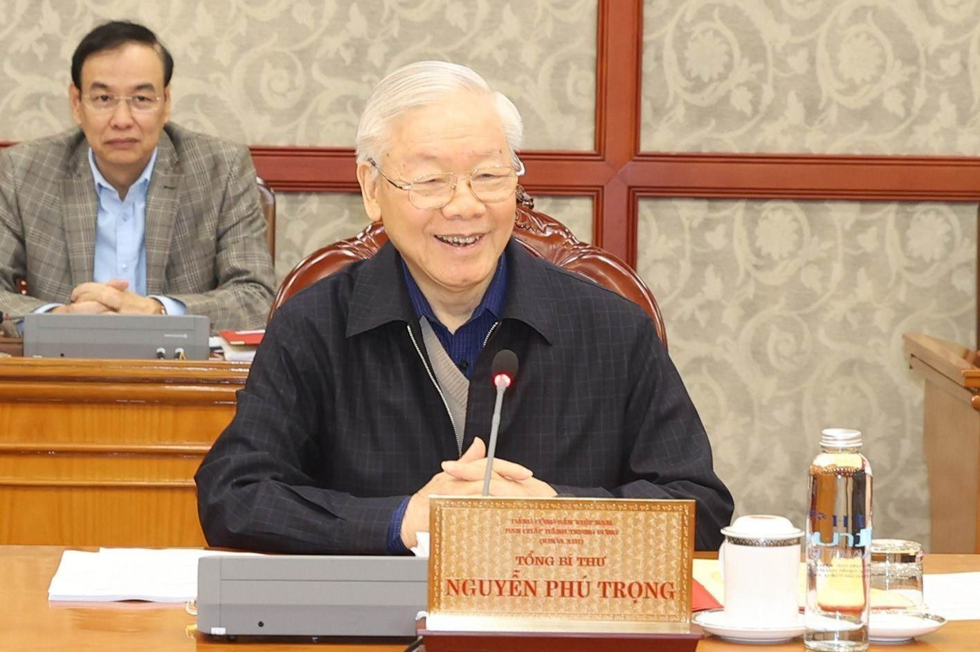 Tổng Bí thư Nguyễn Phú Trọng chủ trì cuộc họp Bộ Chính trị, Ban Bí thư