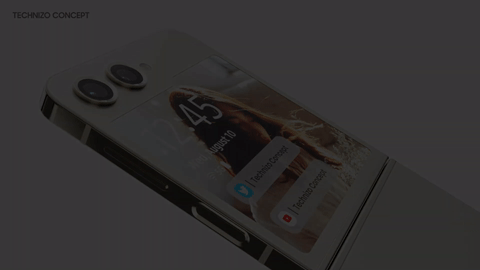 Ngắm mẫu Galaxy Z Flip 5 với màn hình phụ lớn tuyệt đẹp