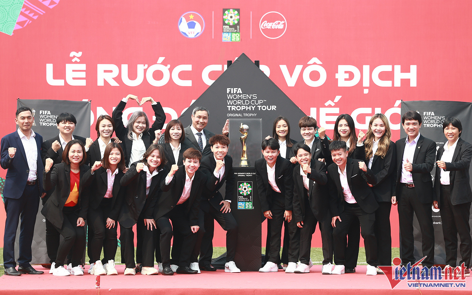 Tuyển nữ Việt Nam 'chạm mặt' Cúp vàng World Cup nữ 2023