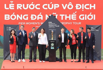 Women's World Cup trophy arrives in Hanoi