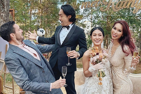 Kathy Uyên tổ chức hôn lễ tại Đà Lạt, Tăng Thanh Hà làm phù dâu