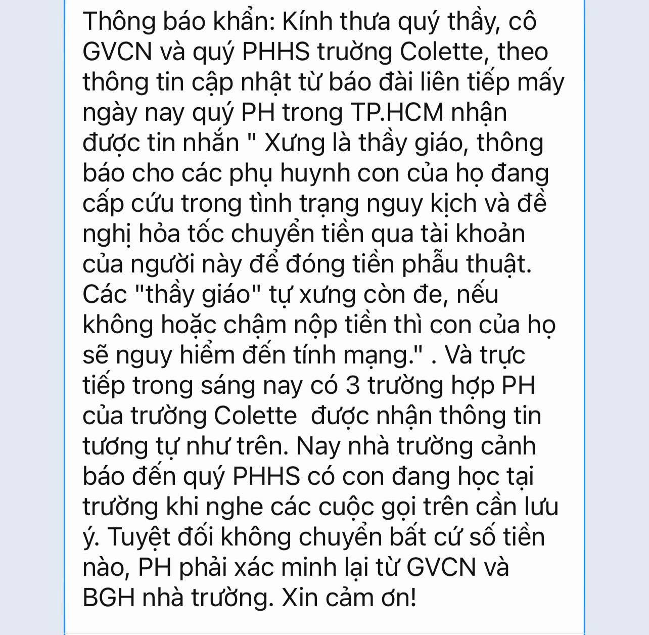 Nhiều phụ huynh ở TP.HCM mất hàng trăm triệu vì kịch bản “con cấp cứu ở Chợ Rẫy”