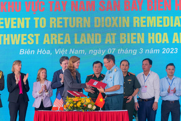 Mỹ công bố tài trợ thêm 73 triệu USD cho dự án xử lý dioxin tại sân bay Biên Hòa