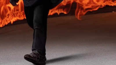 Châm lửa đốt vợ vì bị cấm đi nhậu