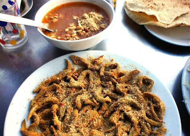 Nam O fish salad, a must-try dish of Da Nang