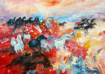 Works by late painter Nguyen Tri Minh on display in HCMC