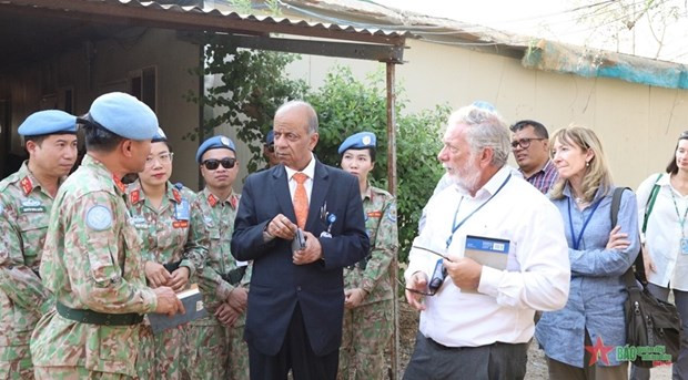 UN Under-Secretary-General visits Vietnam's engineering unit in Abyei