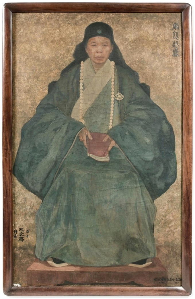 Vietnamese painting expected to be sold for record price in auction in France ảnh 1