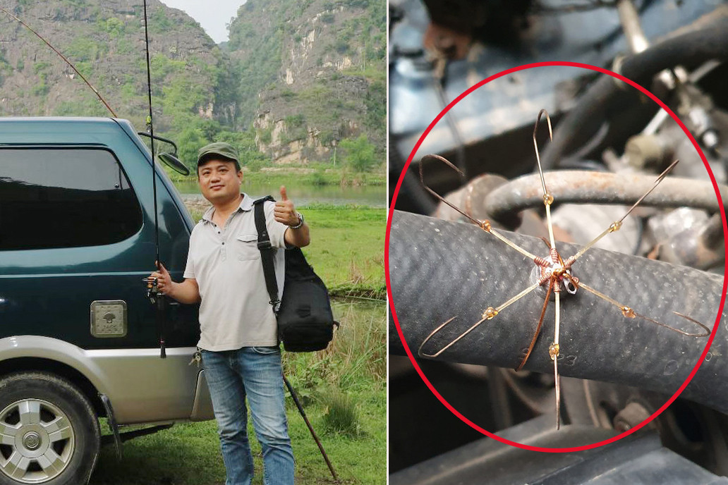 'Cần thủ' bày cách đuổi chuột khỏi khoang máy ô tô có một không hai