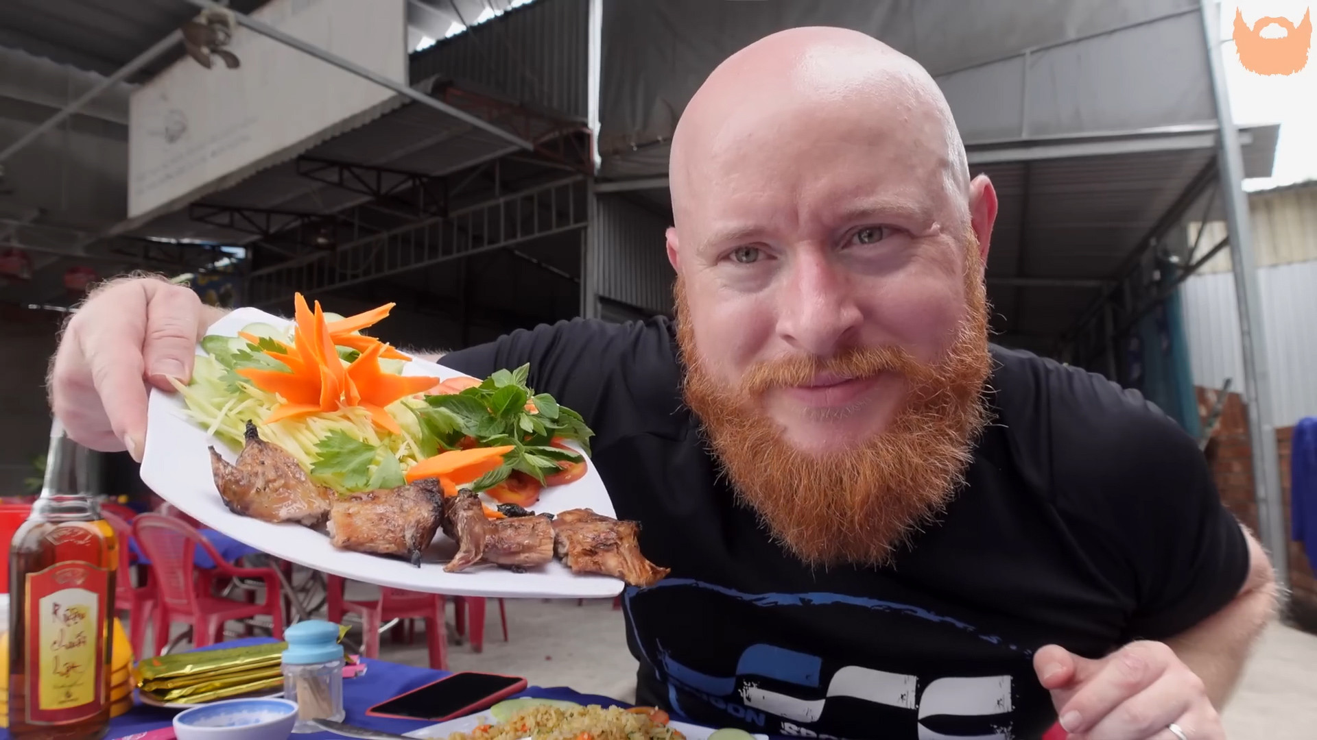 American man likes broiled field mice dish from Dong Thap