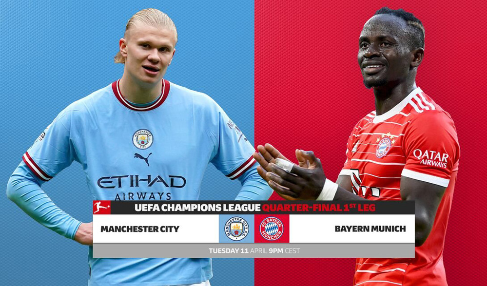 Man City vs Bayern Munich: Đại chiến đỉnh cao châu Âu