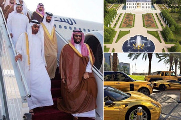 Hoàng gia Ảrập Xêút: Lái siêu xe mạ vàng, ở cung điện 1.000 phòng