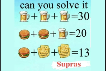 Thử sức với bài toán được hơn 600 nghìn người đưa đáp án