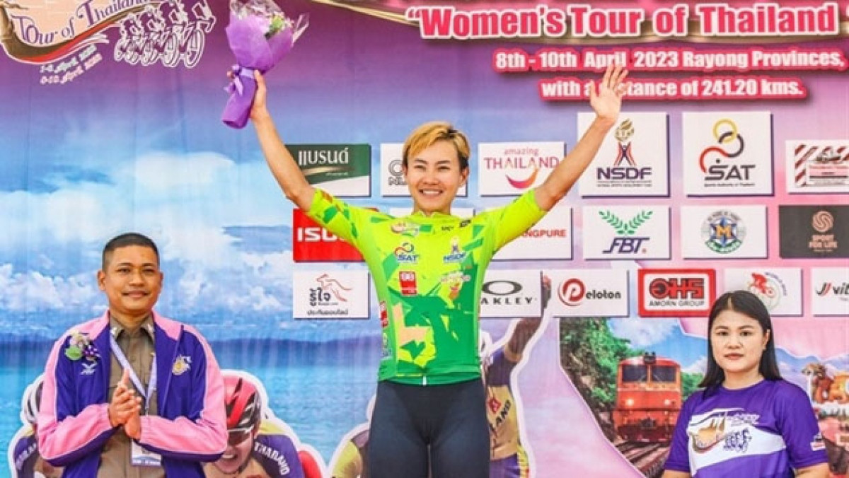 vietnamese cyclist wins two awards at tour of thailand picture 1